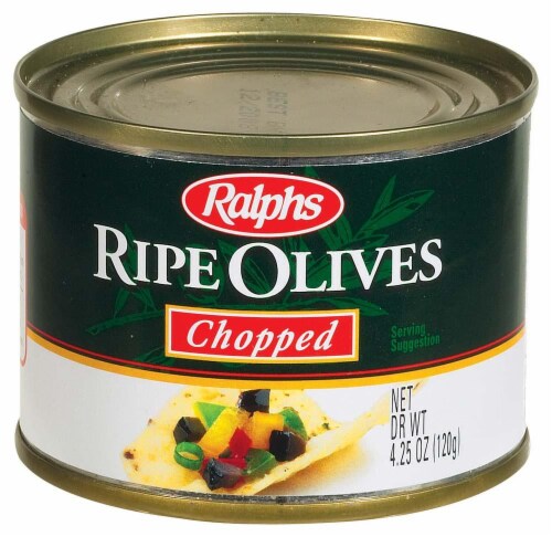 Ralphs Chopped Ripe Olives Perspective: front