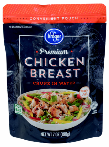 Kroger® Premium Chicken Breast Chunk in Water Pouch Perspective: front