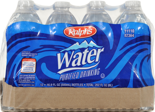 Ralphs Purified Drinking Water Perspective: front