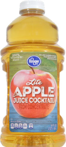 Kroger® Lite Apple Juice Cocktail Perspective: front