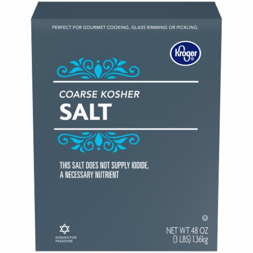 Kroger® Coarse Kosher Salt Perspective: front