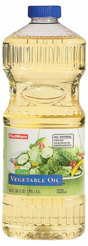 Fred Meyer® Pure Vegetable Oil Perspective: front