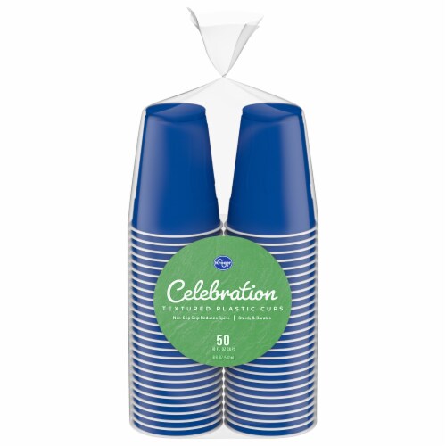 Kroger® Textured Plastic Cups Perspective: front