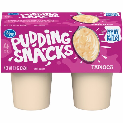 Kroger® Tapioca Pudding Snacks Perspective: front