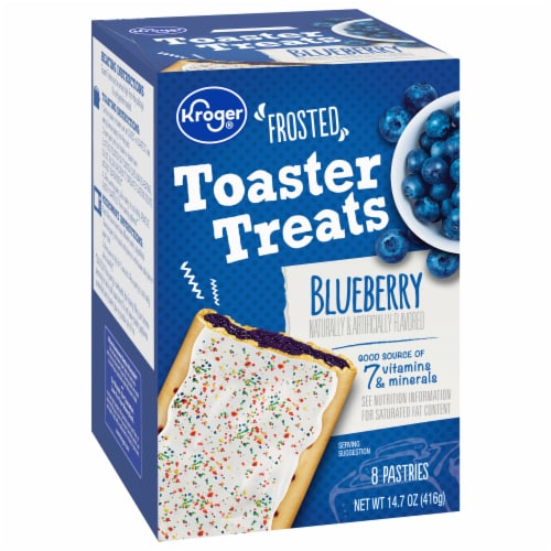 Kroger® Frosted Blueberry Toaster Treats Perspective: front
