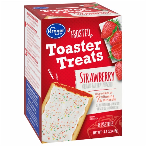 Kroger® Frosted Strawberry Toaster Treats Perspective: front