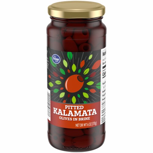 Kroger® Kalamata Pitted Olives in Brine Perspective: front