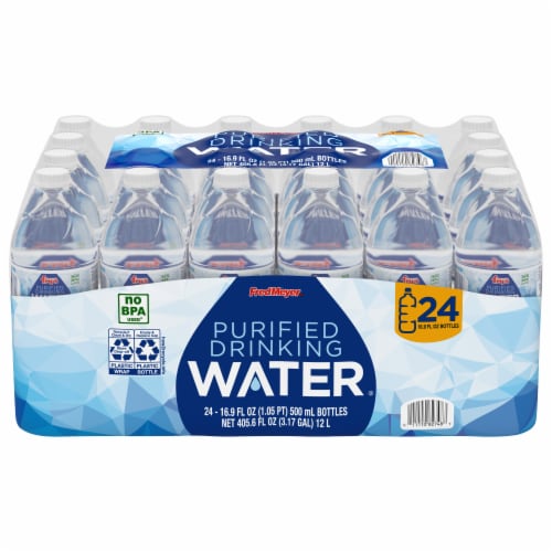 Kroger® Purified Bottled Water, 40 bottles / 16.9 fl oz - Food 4 Less