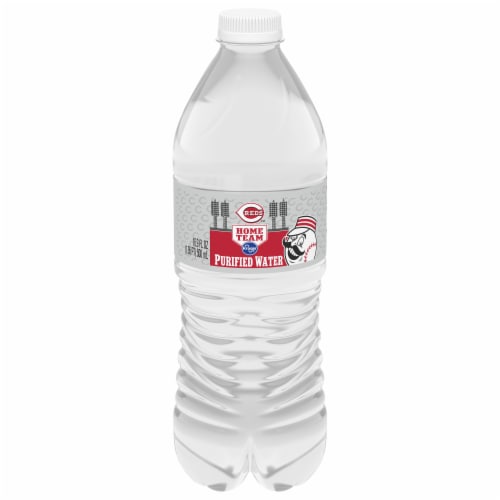 Kroger® Cincinnati Reds™ Purified Water Bottle Perspective: front