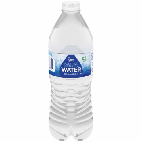 QFC Purified Drinking Bottled Water Perspective: front