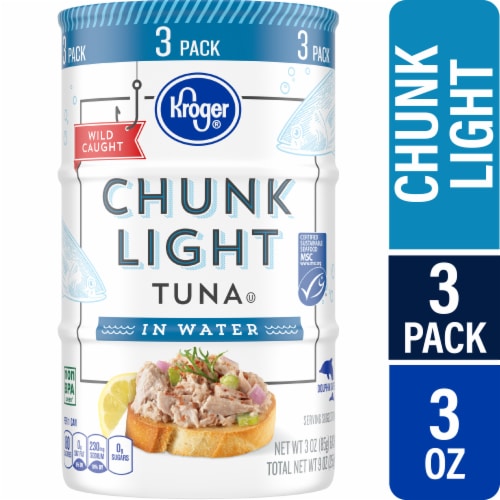 Kroger® Chunk Light Tuna® in Water Perspective: front