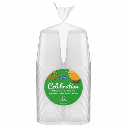 Kroger® Clear Plastic Cups Perspective: front