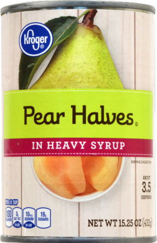 Kroger® Pear Halves in Heavy Syrup Perspective: front