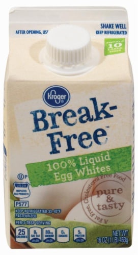 Kroger® Break-Free Liquid Egg Whites Perspective: front