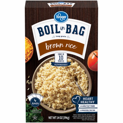 Ralphs Kroger® Boil in Bag Brown Rice, 14 oz