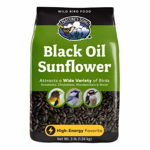 Nature's Song® Premium Black Oil Sunflower Seed Bird Food Perspective: front