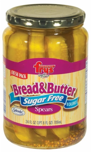 Fry S Sugar Free Bread Butter Pickle Spears 24 Oz Kroger