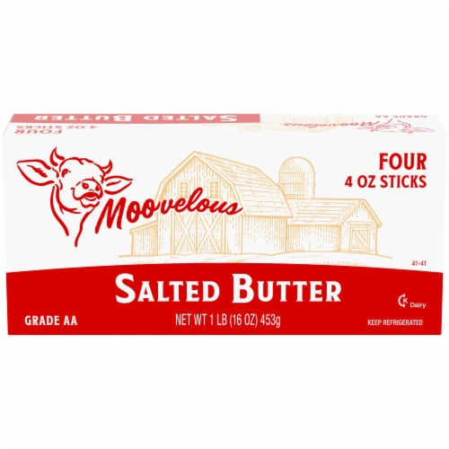 Moovelous Salted Butter Sticks Perspective: front