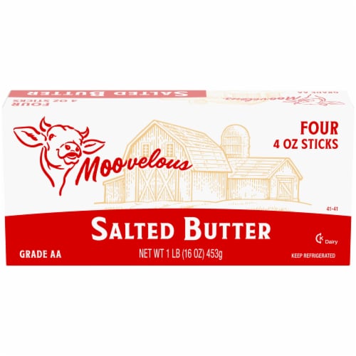 Moovelous Salted Butter Sticks, 1 lb - Jay C Food Stores