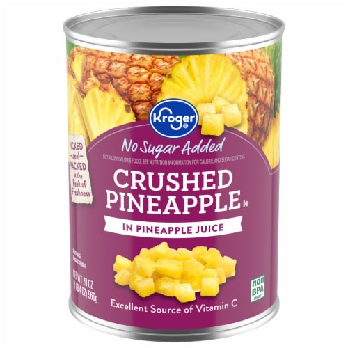 Kroger® Canned Crushed Pineapple in Pineapple Juice Perspective: front