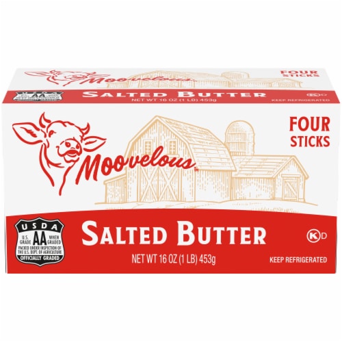Moovelous™ Salted Butter Sticks Perspective: front