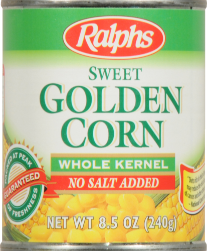 Ralphs Sweet Whole Kernel Golden Corn Perspective: front