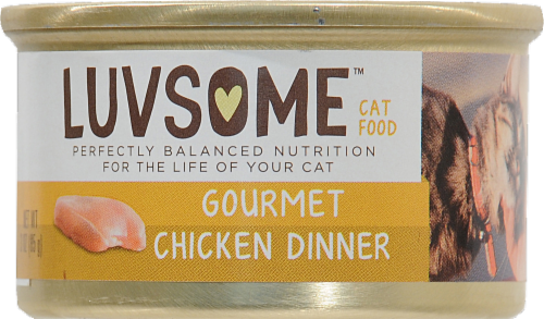 Luvsome Gourmet Chicken Dinner Wet Cat Food 3 oz Jay C Food Stores