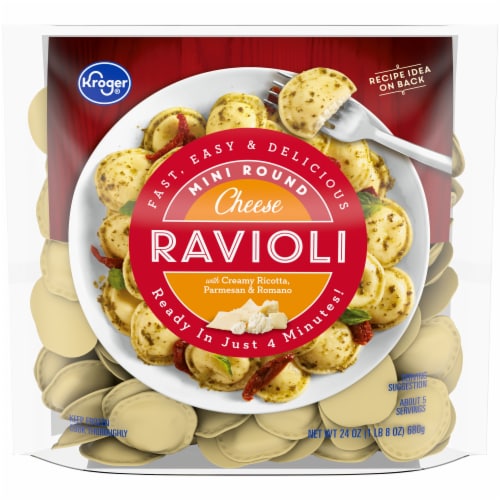 Kroger® Cheese Mini Round Ravioli, 24 oz - Kroger