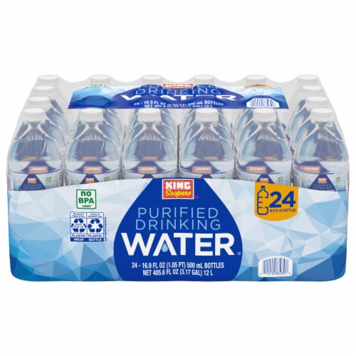 King Soopers™ Purified Bottled Water Perspective: front