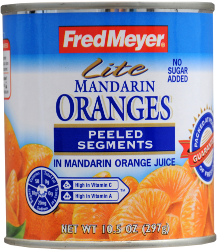 Fred Meyer® Lite Mandarin Oranges Perspective: front
