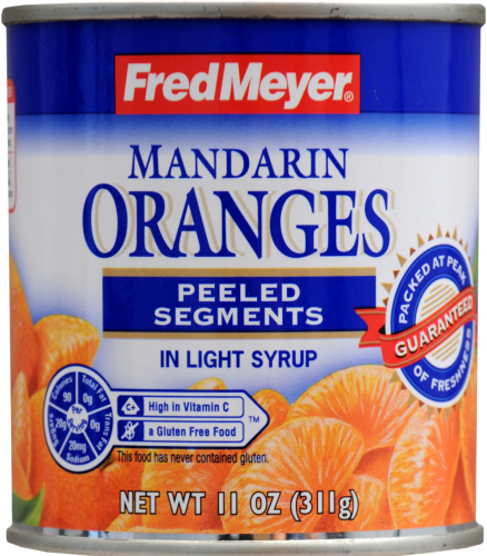 Fred Meyer® Peeled Mandarin Oranges Perspective: front