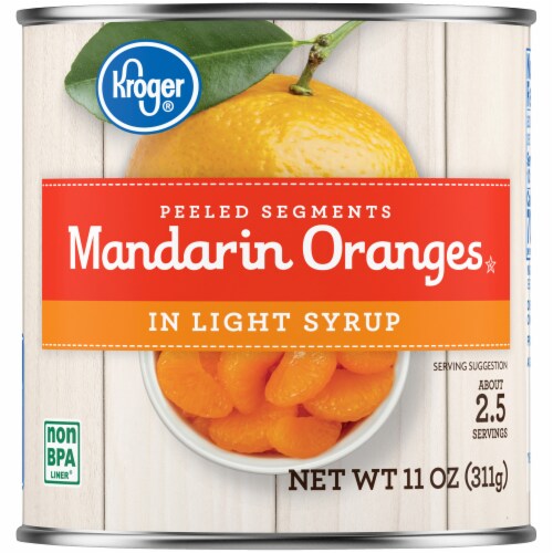 Kroger® Canned Mandarin Oranges in Light Syrup Perspective: front