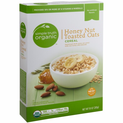 Simple Truth Organic® Honey Nut Toasted Oats Cereal Perspective: front