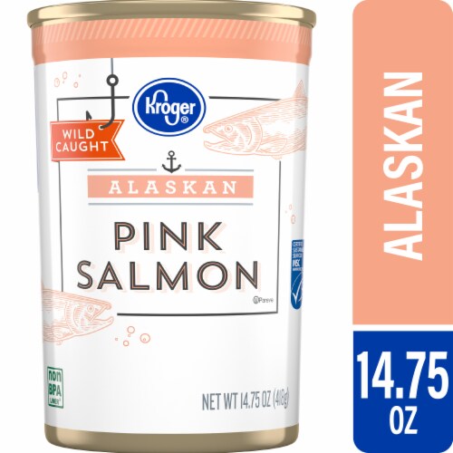 Kroger® Wild Caught Canned Alaskan Pink Salmon Perspective: front
