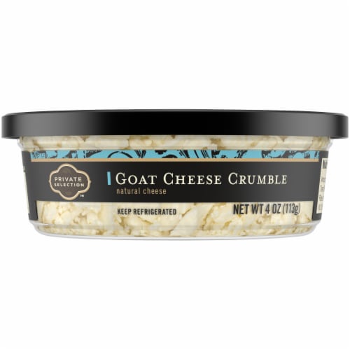 Private Selection® Crumbled Goat Cheese Perspective: front