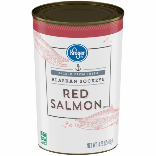 Kroger® Alaskan Sockeye Red Salmon Perspective: front