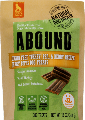 ABOUND™ Grain Free Turkey Pea & Berry Jerky Bites, 12 oz - King Soopers