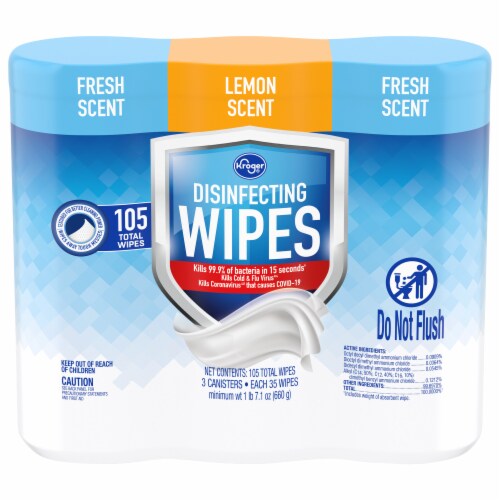 Kroger® Disinfecting Wipes Value Pack Perspective: front