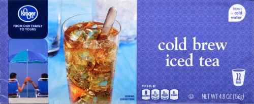 Kroger® Cold Brew Iced Tea Bags Perspective: front