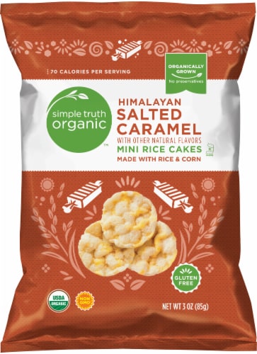Simple Truth Organic™ Himalayan Salted Caramel Mini Rice Cakes Perspective: front