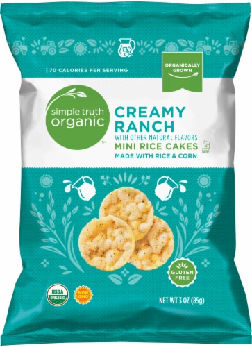 Simple Truth Organic™ Creamy Ranch Mini Rice Cakes Perspective: front