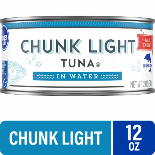 Kroger® Wild Caught Chunk Light Tuna in Water Perspective: front