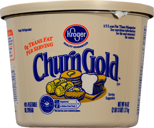 Kroger® Churngold™ Vegetable Oil Spread Perspective: front