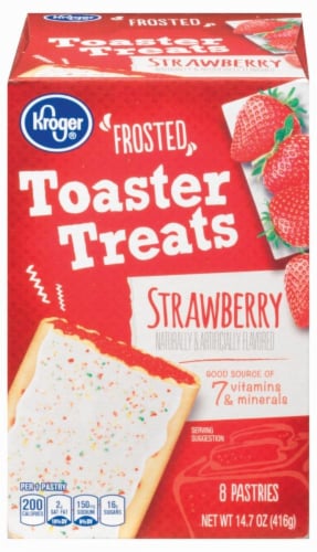 Kroger® Frosted Toaster Treats - Strawberry Perspective: front