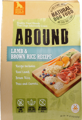 Abound Lamb Brown Rice Recipe Dry Dog Food 14 lb Harris Teeter