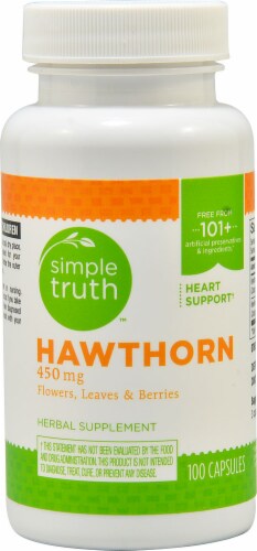 Simple Truth™ Hawthorn Capsules 450 mg Perspective: front