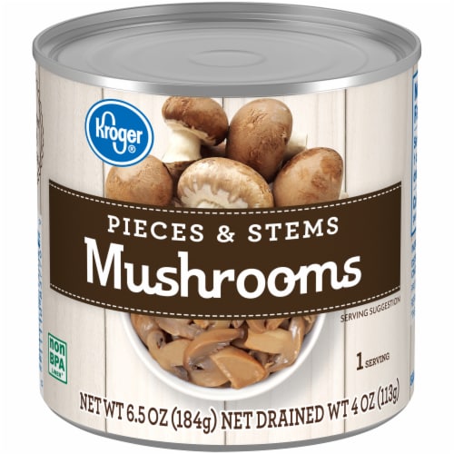 Kroger® Canned Mushrooms Pieces & Stems Perspective: front