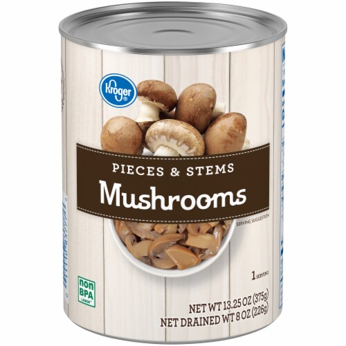 Kroger® Canned Mushrooms Pieces & Stems Perspective: front