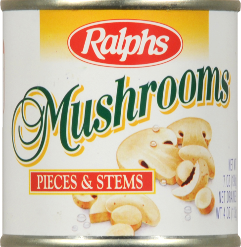 Ralphs Mushroom Pieces & Stems Perspective: front