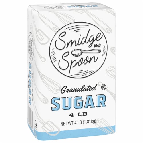 Smidge and Spoon Granulated Sugar, 4 lb - Kroger